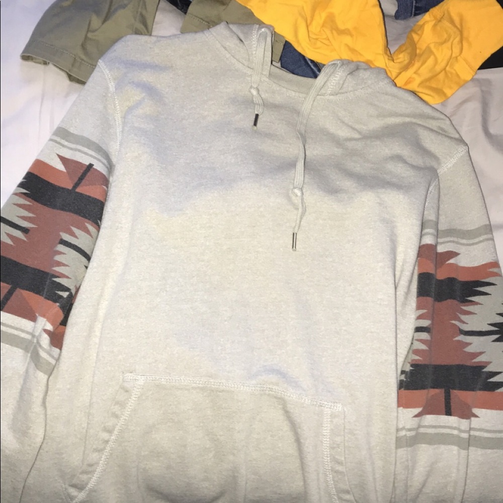 tan hoodie